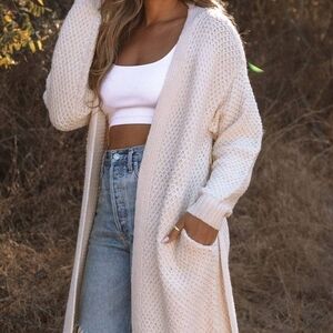 Cozy Cream Knit Cardigan